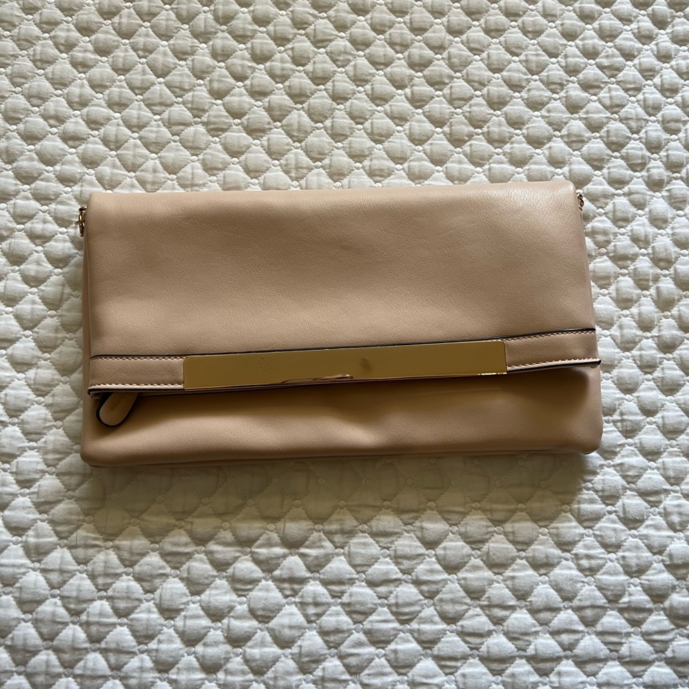 Pink clutch purse